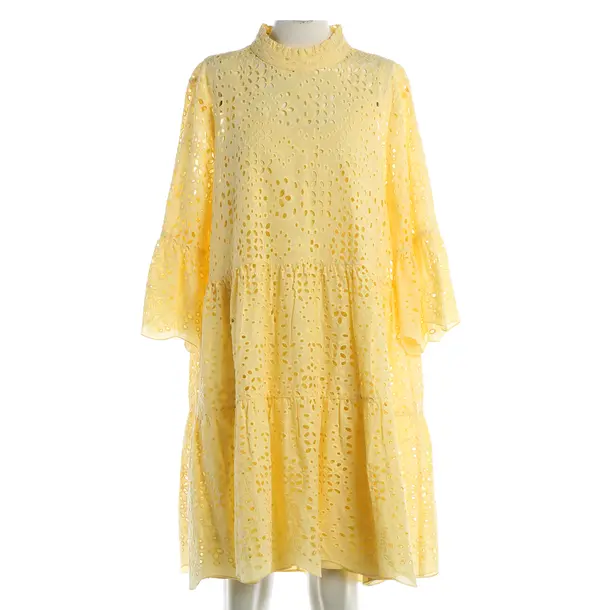 Cocktail Dress, in Yellow, Cotton, Mrs & Hugs