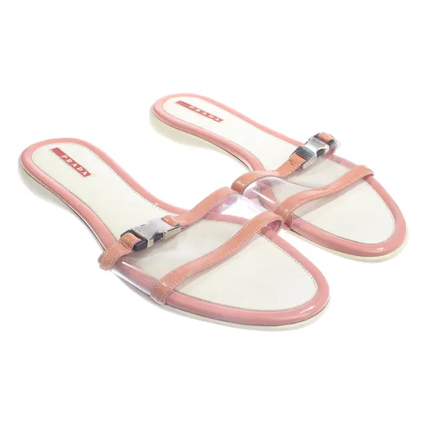Sandalen, in Hellrosa, Prada Linea Rossa