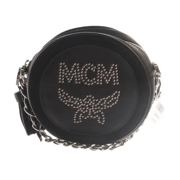 Abendtasche, in Schwarz, Leder, MCM