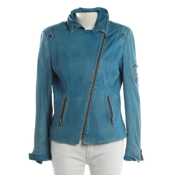 Lederjacke, in Blau, Leder, Schyia