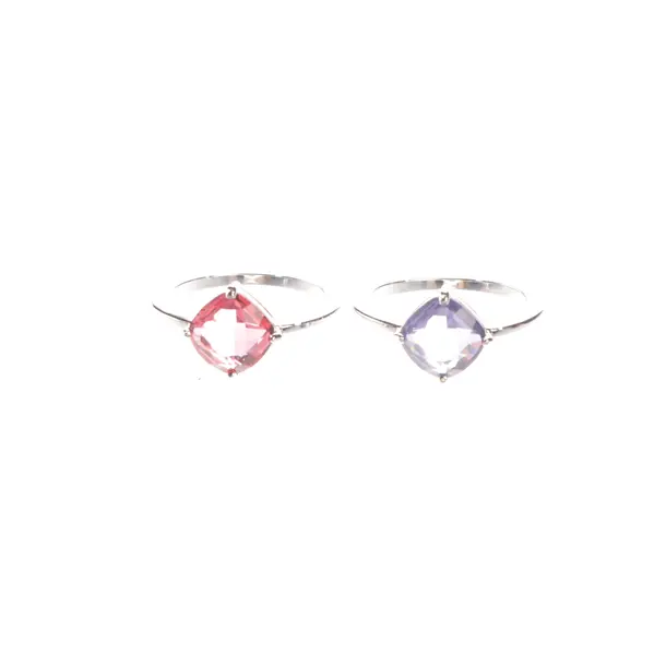 Ring-Set, in Mehrfarbig, Metall (metallisch, metallisiert), Swarovski