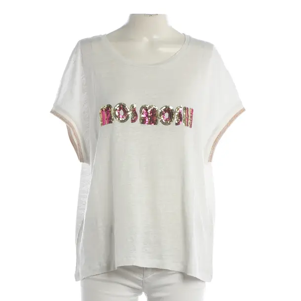 Shirt, in White, Linen, Mos Mosh
