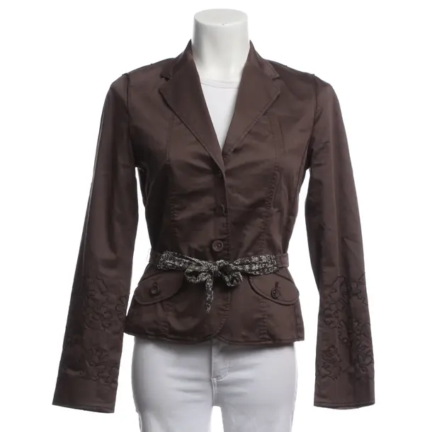 Blazer, in Brown, Cotton, Marc Cain