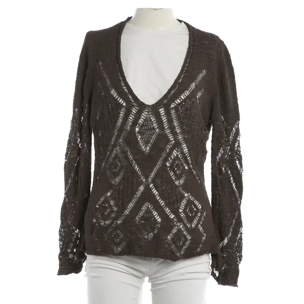 Pullover, in Dunkelbraun, Baumwolle, Marc Cain
