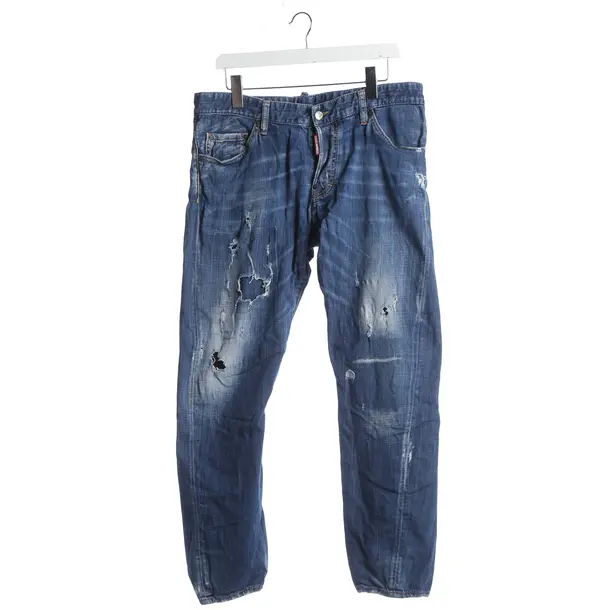 Straight Fit Jeans, in Navy, Cotton, Dsquared