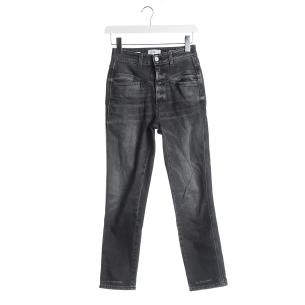 Straight Fit Jeans, in Black, Cotton, Closed