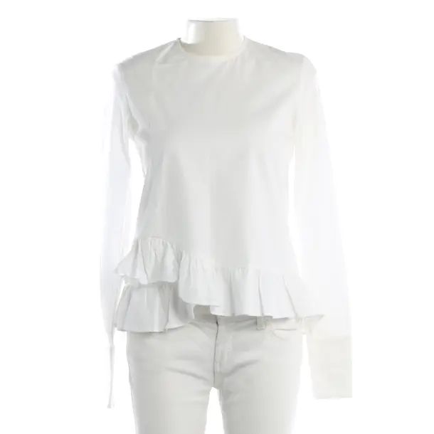 Bluse, in Weiß, Baumwolle, Sly 010