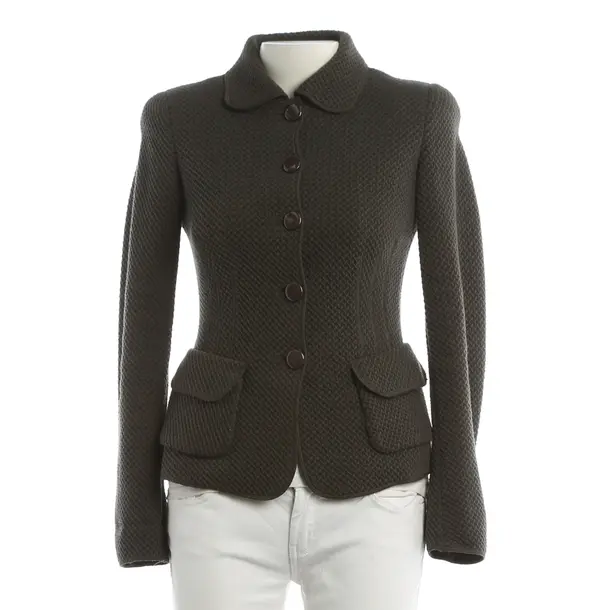 Blazer, in Dark Gray, Wool, Armani Collezioni