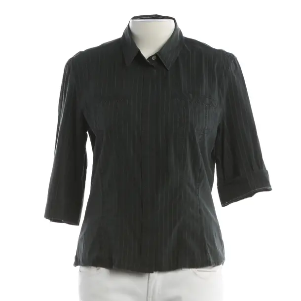 Blouse, in Dark Gray, Cotton, Marc Cain