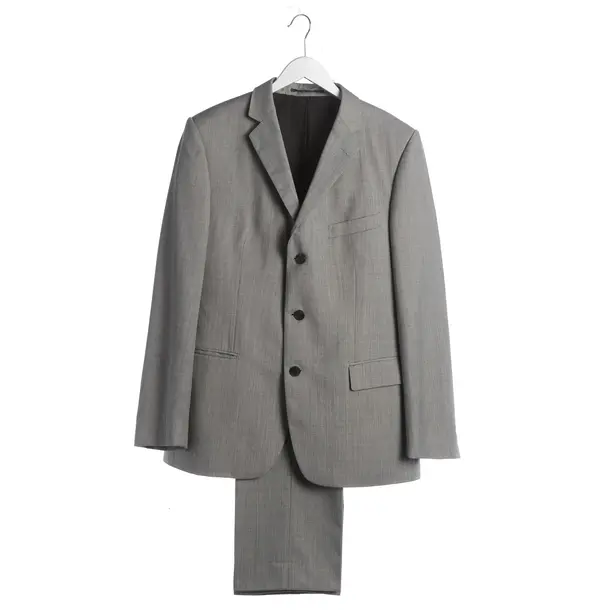Suit, in Gray, Wool, Baldessarini