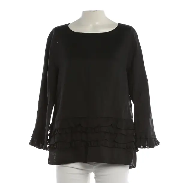 Blouse, in Black, Linen, Max Mara