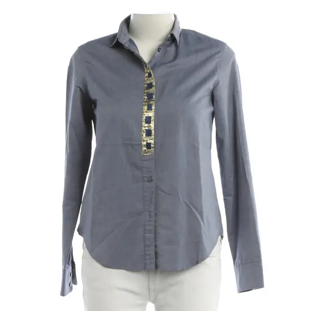 Blouse, in Blue, Cotton, Max Mara