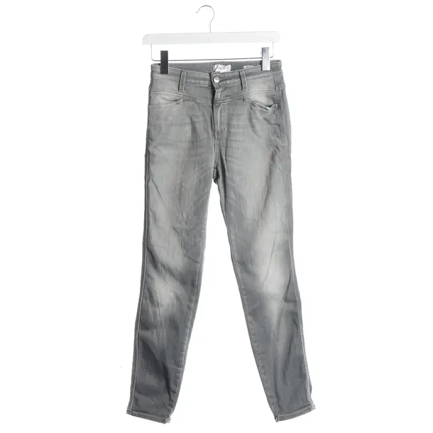 Skinny Jeans, in Gray, Cotton, Closed