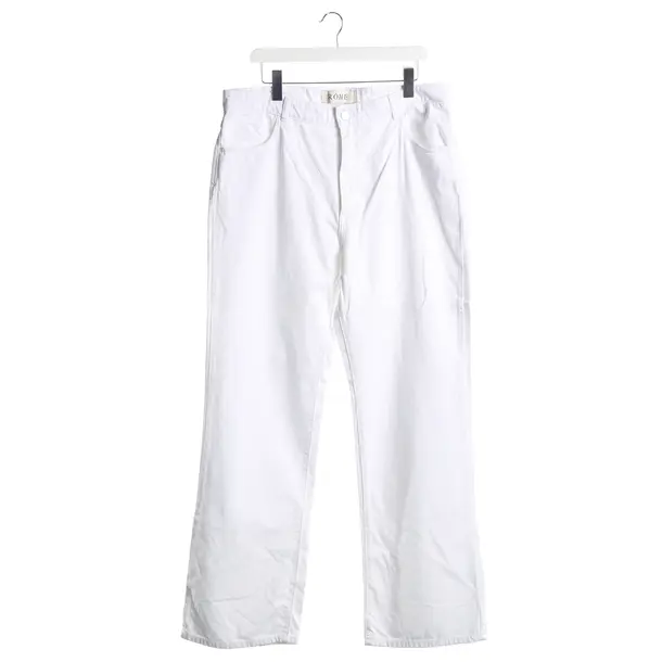 Jeans bootcut, in Bianco, Cotone, Róhe