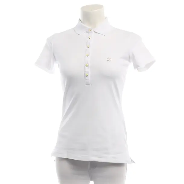 Polo Shirt, in White, Cotton, Armani Jeans
