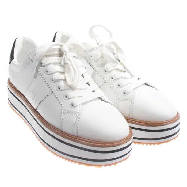 Flats, in White, Lauren Ralph Lauren