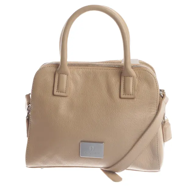Handbag, in Light Brown, Leather, Aigner