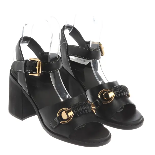 Heeled Sandals, in Black, See by Chloé