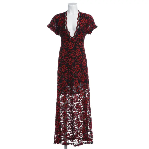 Cocktail Dress, in Red, Polyamide, Ganni