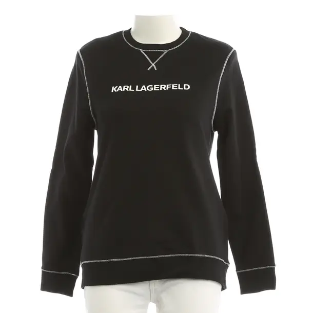 Sweatshirt, in Black, Cotton, Karl Lagerfeld