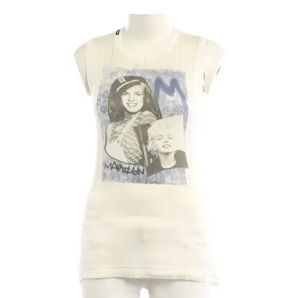 Top, in Cream, Baumwolle, Dolce & Gabbana