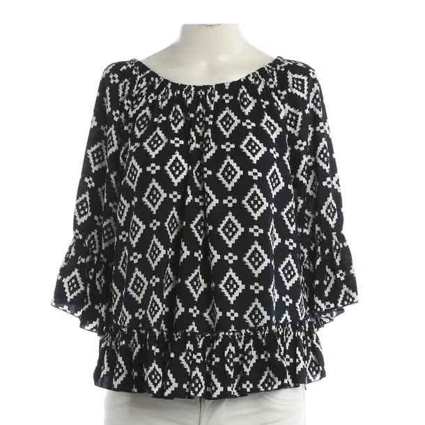 Blouse, in Navy, Polyester, Steffen Schraut