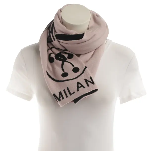 Scarf, in Light Pink, Wool, Moschino