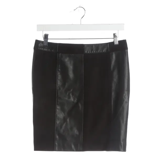 Skirt, in Black, Leather, Hugo Boss Orange