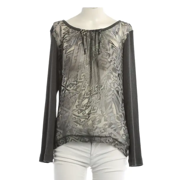 Blouse, in Gray, Silk, Marc Cain Sports