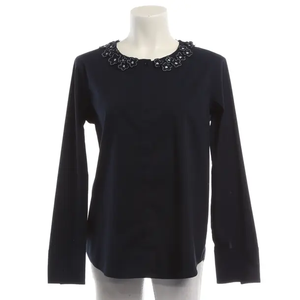Blouse, in Navy, Cotton, Steffen Schraut