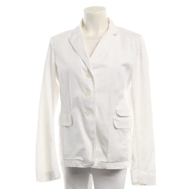 Blazer, in White, Cotton, Jil Sander