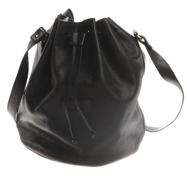 Bucket Bag, in Black, Leather, Aigner