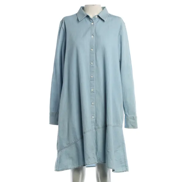 Dress, in Light Blue, Cotton, Caliban