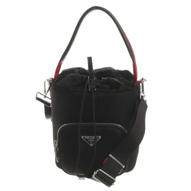 Handbag, in Black, Polyester, Prada