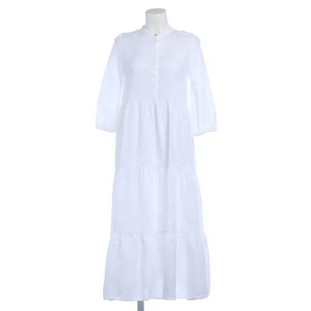 Dress, in White, Linen, Mrs & Hugs