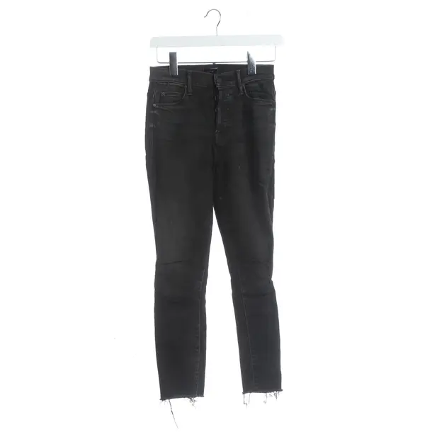 Jeans Slim Fit, in Schwarz, Baumwolle, Mother