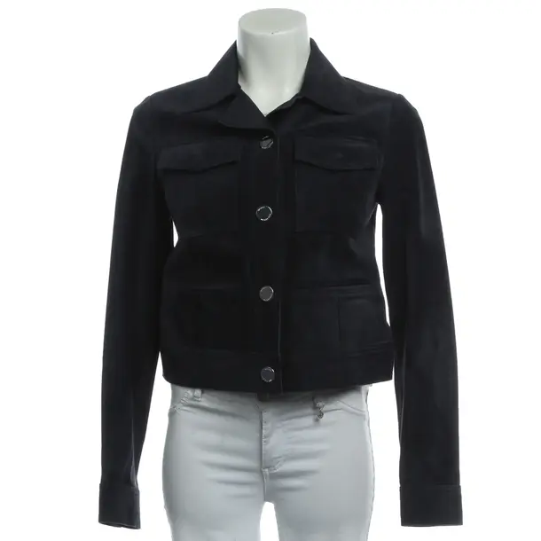 Lederjacke, in Navy, Leder, Michael Kors