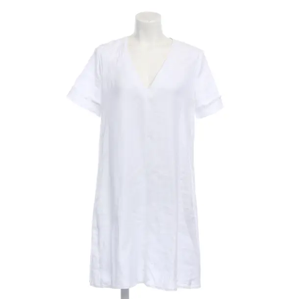 Dress, in White, Linen, Riani