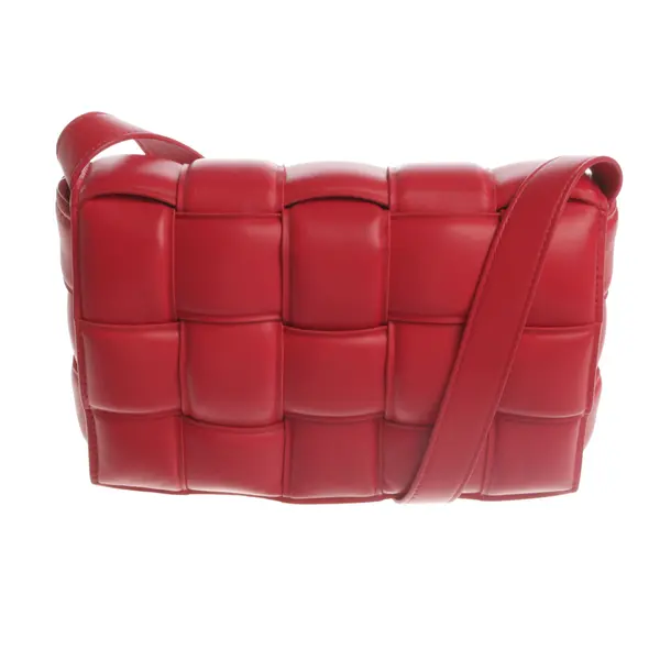 Cross Body Bag, in Light Red, Leather, Bottega Veneta