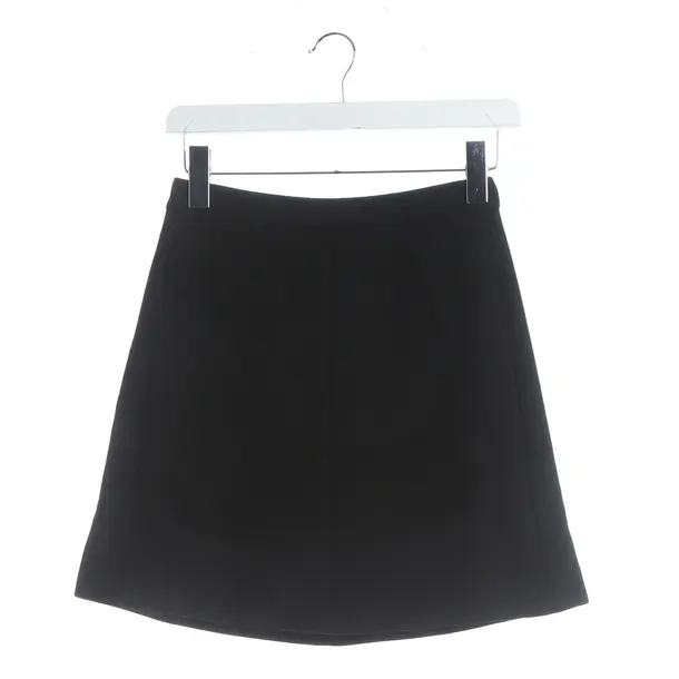 Rock, in Schwarz, Wolle, Miu Miu