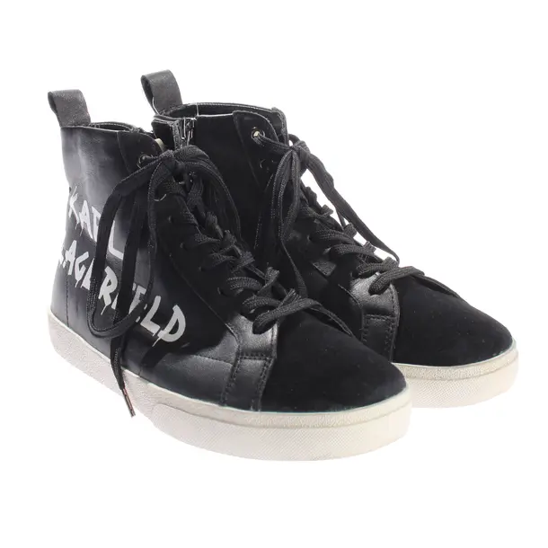 High-Top Sneaker, in Schwarz, Karl Lagerfeld