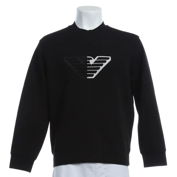 Sweatshirt, in Black, Cotton, Emporio Armani