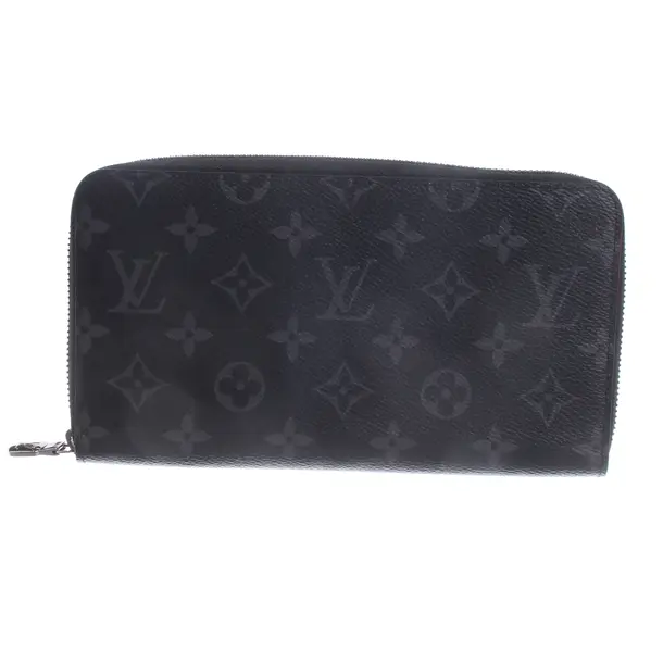 Wallet, in Gray, Leather, Louis Vuitton