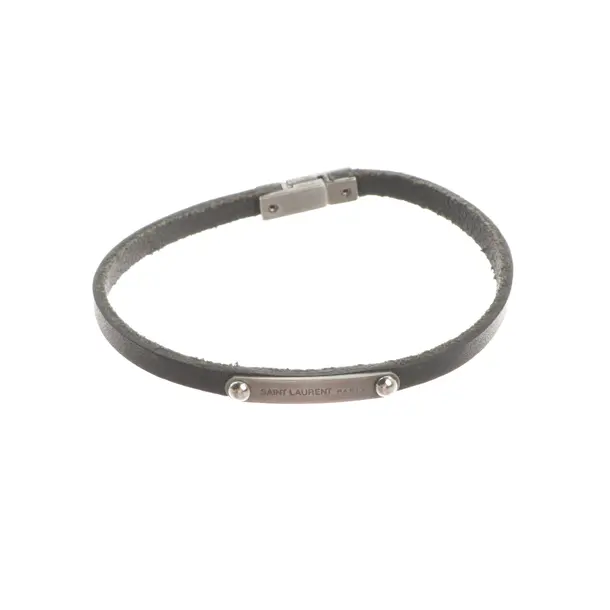 Armband, in Schwarz, Leder, Saint Laurent