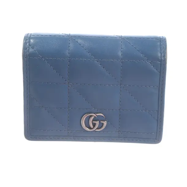 Wallet, in Blue, Leather, Gucci