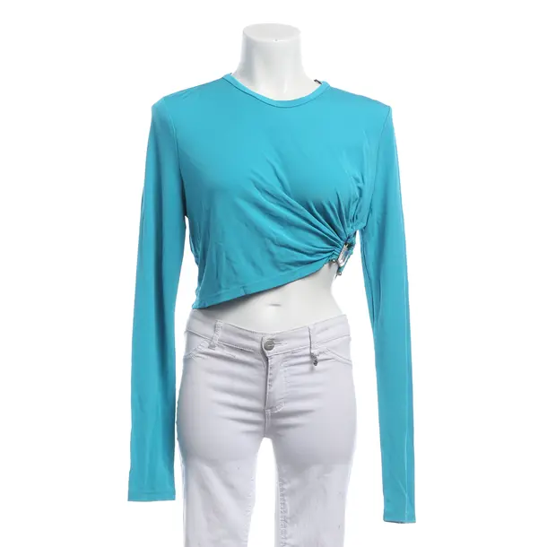 Longsleeve, in Blau, Viskose, Christopher Esber