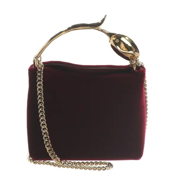 Abendtasche, in Bordeaux, Samt, Erdem