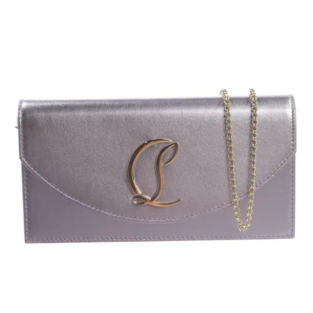 Clutch Bag, in Lavender, Leather, Christian Louboutin