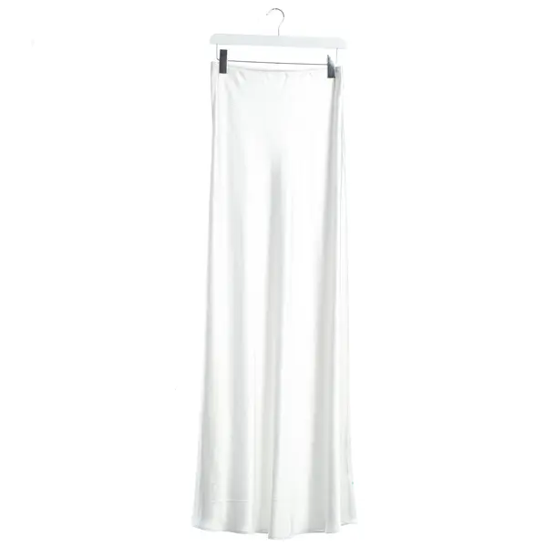 Skirt, in White, Polyester, self-portrait
