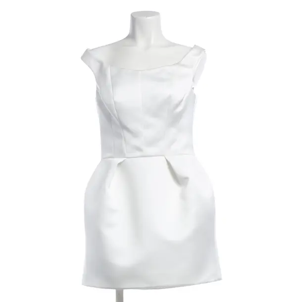 Cocktail Dress, in White, Polyester, Safiyaa